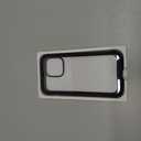 Miracase Glass Series Designed for iPhone 14 Pro Max Case 6.7 Inch, Upgrade Full-Body Bumper Case with Built-in 9H Tempered Glass Screen Protector, with Camera Lens Protector, Black