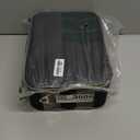 Relavel Travel Makeup Bag With LED Mirror, Cosmetic Train Case with Light up Mirror, Portable Makeup Artist Organizer Bag with Adjustable Dividers, Makeup Brush Holder Storage, Black (1-Small)