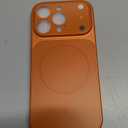 Designed Magnetic Series for iPhone 16 Pro Case,[Compatible with MagSafe][Tempered Glass Camera Lens Protection],Luxury Matte Military Grade Drop Protective Hard PC Shockproof Cover,Orange