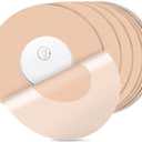 25Pack Freestyle Bandage for Libre 3 Sensor Covers Waterproof 14 Days Overpatch Tape CGM Adhesive Patches Without Hole, Beige