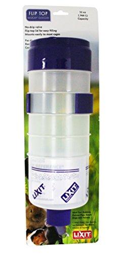 Lixit® Lever Valve Top Fill No Drip Water Bottles for Rabbits, Chinchillas, Ferrets, Guinea Pigs and Adult Rats (Purple (Pack of 1), 32 Ounce)