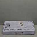 LUXE Bidet NEO 185 - Dual Nozzle, Self-Cleaning, Non-Electric Bidet Attachment for Toilet Seat, Adjustable Water Pressure, Rear & Feminine Wash (White)