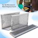 3Pcs Microwave Grease Charcoal Filter Set Compatible with GE Microwave Mesh Replacement for PVM9179DF2WW PVM9179SR1SS PVM9179DF3WW PVM9179DK5WW PVM9179DK6WW PVM9179ER1ES