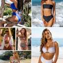 RELLECIGA Women's High Cut Bikini Bottom (Royal Blue)