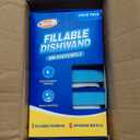 Scotch-Brite Advanced Soap Control Non-Scratch Dishwand Kit, 1 Dish Wand & 5 Sponge Refills, Prevents Soap from Leaking, Best for Nonstick Pots and Pans, Glass, Tubs, & Showers