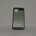 Vofolen Compatible with iPhone 12 Pro Case Wallet 5G Cover Credit Card Holder ID Slot Sliding Back Pocket Anti-Scratch Dual Layer Protective Compatible with iPhone 12 Pro 5G 6.1 Army Green