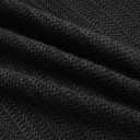 ZAFUL Boho Beach Cover Ups for Women Sarong Coverups Sheer Bikini Chiffon Wraps Skirts for Swimwear (Black), One Size