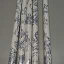 5 x Safiyya Contact Paper Blue White Wallpaper Peel and Stick Modern Floral Birds Wallpaper Self Adhesive Boho Flower Wall Paper for Walls Vinyl Rolls 78.7"x17.3"