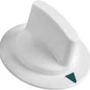 WE1M652 Dryer Timer Control Knob with Reinforced Metal Ring by Seentech Compatible GE & Hotpoint Dryers  Replaces: 1264289 AP3995164 PS1482196 (Pack 1)