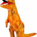 viwzon Inflatable Dinosaur Costume Adult&Kid, Blow Up Inflatable Trex Costume for Halloween Themed Party Cosplay Adult, One Size