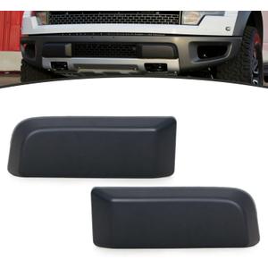 for Ford F-150 F150 SVT Raptor 2009-2014 Front Lower Bumper Hole Cover Beze Lid Cap Guards Pads Left&Right (Pair)