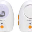 TimeFlys Audio Baby Monitor Upgrade Version Paladin, Portable, Rechargeable, Extra Long Range up to 2000 ft, Night Light, Crystal Sound, Camping