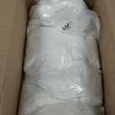 WRENSONGE King Comforter Set, 7 Pieces White Soft Bed in a Bag King with Fitted Sheet, Flat Sheet, 2 Pillow Shams, and 2 Pillowcases- Warm Bedding Set for All Season