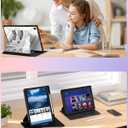 Kidcube for Samsung Galaxy Tab S6 Lite Case 10.4 Inch 2022/2020 for Women Girls Cute Folio Cover with Pencil Holder Cool Frog Design Rotating Stand Teen Tablet Cases Tab S6 Lite SM-P610/P613/P615/P619