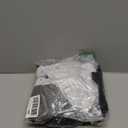 Riyiper 4 Pack Women's V Neck T Shirts, Summer Casual Short Sleeve Tops Loose Rolled Sleeve Tees Trendy Shirts (Dark Gray, Black, Light Gray, White)