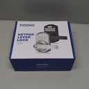 TEEHO TE004 Keyless Entry Keypad Door Lock with Handle - Smart Digital Electronic Lock for Interior Door with Anti-Peeping, Auto Lock & Passage Mode - Easy Installation - Matte Black