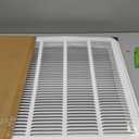 Return Air Filter Grille 20x20,Air Return Vent Cover Grill for 20"W x 20"H Duct Opening,Steel HVAC Vent Covers for Wall and Ceiling,Holds 1" Thick AC Filter