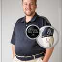 Mens Braided Elastic Stretch Golf Belt  Big and Tall Men Woven Belt, 1.38" Leather-Tipped Adjustable Fit (Waist 44"-50" Stretch, Blue)