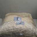 BEDELITE Fleece Blanket King Size  3D Ribbed Jacquard Soft and Warm Decorative Fuzzy Blankets  Cozy, Fluffy, Plush Lightweight Throw Blankets for Couch, Bed, Sofa(Brown, 108x90 inches)