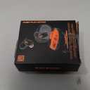 Skullcandy Push Play Active Wireless Earbuds, Bluetooth Headphones, Noise Isolating Fit, 34 Hrs Battery, Secure-Fit Over-Ear Hanger, Sweat Water Resistant, Microphone for iPhone Android - Black/Orange