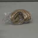 Helunsi 32.8ft Cloth Covered Lamp Cord, 18 AWG 2 Conductor Hemp Rope Vintage Electrical Cord Braided Electrical Wire, 18 Gauge Round Rayon Fabric Wire for DIY Antique Industrial Lighting Project