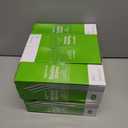 8 x Amazon Basics Disposable Striped Plastic Flex Straws, 7.5" Long, Assorted Colors, 100 Count, Large Pack