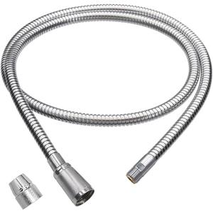46092000 46174000 Grohe Kitchen Faucet Hose Replacement, Ladylux Metalflex Hose Compatible Grohe K4 K7, Bridge and Ladylux Cafe, Alira Sink Faucet, Pull-out Kitchen Faucet, 59 inch StarLight Chrome