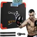 Punch Force Tester, Upgrade Version Wall Boxing Punching Pad, Automated Screen System Wall Punching Pad for Athletes and Beginners, No Brilling, Easy to Install.