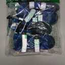 Spark Paws Dog Rainboots, Waterproof Dog Shoes for Medium to Large Dogs, Non Slip, Dog Booties and Paw Protectors - 4PCS Doggie Hiking Boots with Reflective Straps - Blue Camo, Size 1