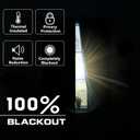Blackout Curtains 72 Inch Extra Wide for Bedroom Sliding Glass Patio Door,2 Panels Grommet Darkening Large Window Shade Dark Light Black Out Blinds for Living Room,6x7 6 x 7 FT Width by 84in Length