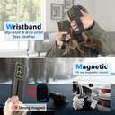 Compatible with Motorola Motorola Moto G 5G/Play 4G 2025 Stand Case, Hide Folding Kickstand Silicone TPU Shockproof Protective Cover Case for Motorola Moto G 5G/Play 4G 2025 - Black