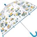 Stephen Joseph, Clear Color Changing Bubble Umbrella, Kids Toddler Umbrella with Dome Canopy