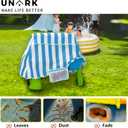 Water Table Cover with Storage Bag, Kids Water Table Cover for Water Table, Water Table Accessories for Toddlers 1-3, Waterproof Protective Covers for Toddler Outdoor (Sky Blue)