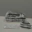 EUDELE Adhesive Shower Caddy, 5 Pack Rustproof Stainless Steel Bath Organizers With Large Capacity, No Drilling Shelves for Bathroom Storage & Home Decor (Black)