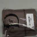 DONREN Cafe Half Curtains 36 Inches Length,Short Blackout Rod Pocket Kitchen Curtains for Small Window, 24" Wide and 36" Long, 2 Panels,Coffee Brown