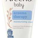 Aveeno Baby Eczema Therapy Moisturizing Cream, Natural Colloidal Oatmeal & Vitamin B5, Baby Cream for Dry, Itchy, Irritated Skin Due to Eczema, Paraben- & Steroid-Free, 5 fl. oz (5 Ounce (Pack of 1))