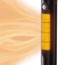 Outdoor Heaters for Patio, 350Sq.ft 1S Heating, 1500W PTC Ceramic Electric Patio Heater, Overheating & Tip-Over Protection, 70° Oscillating Space Heaters for Indoor Use Large Room, 4 Modes, Black