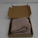 SE SOFTEXLY 4-Layer Cotton Throw Blanket, Light & Breathable, All Season, Muslin Blanket for Adults (50"x60", Coffee)