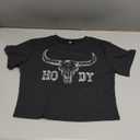 Horse Shirts for Women Horse Riding Tee Shirt Animal Lover Gift Western Country Summer Casual Graphic Tees Tops, Size Large