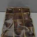 Senjie 3.15 inch Velvet Christmas Ornaments Balls Sets for Christmas, 12PCS Xmas Tree Flocked Shatterproof Ornaments Balls Decoration Brown