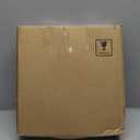 Foraineam 12 Pack White Charger Plates with Beaded Rim, 13 Inch Round Plastic Dinner Chargers, Scalloped Serving Plates for Table Settings Wedding Party Catering Event Decoration