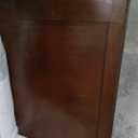 Signature Design by Ashley Alisdair Traditional California King Sleigh Bed, Foundation or Box Spring Needed, Dark Brown