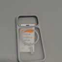 TORRAS Magnetic Shockproof for iPhone 17 Pro Case, Camera Control, Compatible with MagSafe, Military-Grade Protection, Stronger Slim Translucent Phone Case for iPhone 17 Pro, Silver White