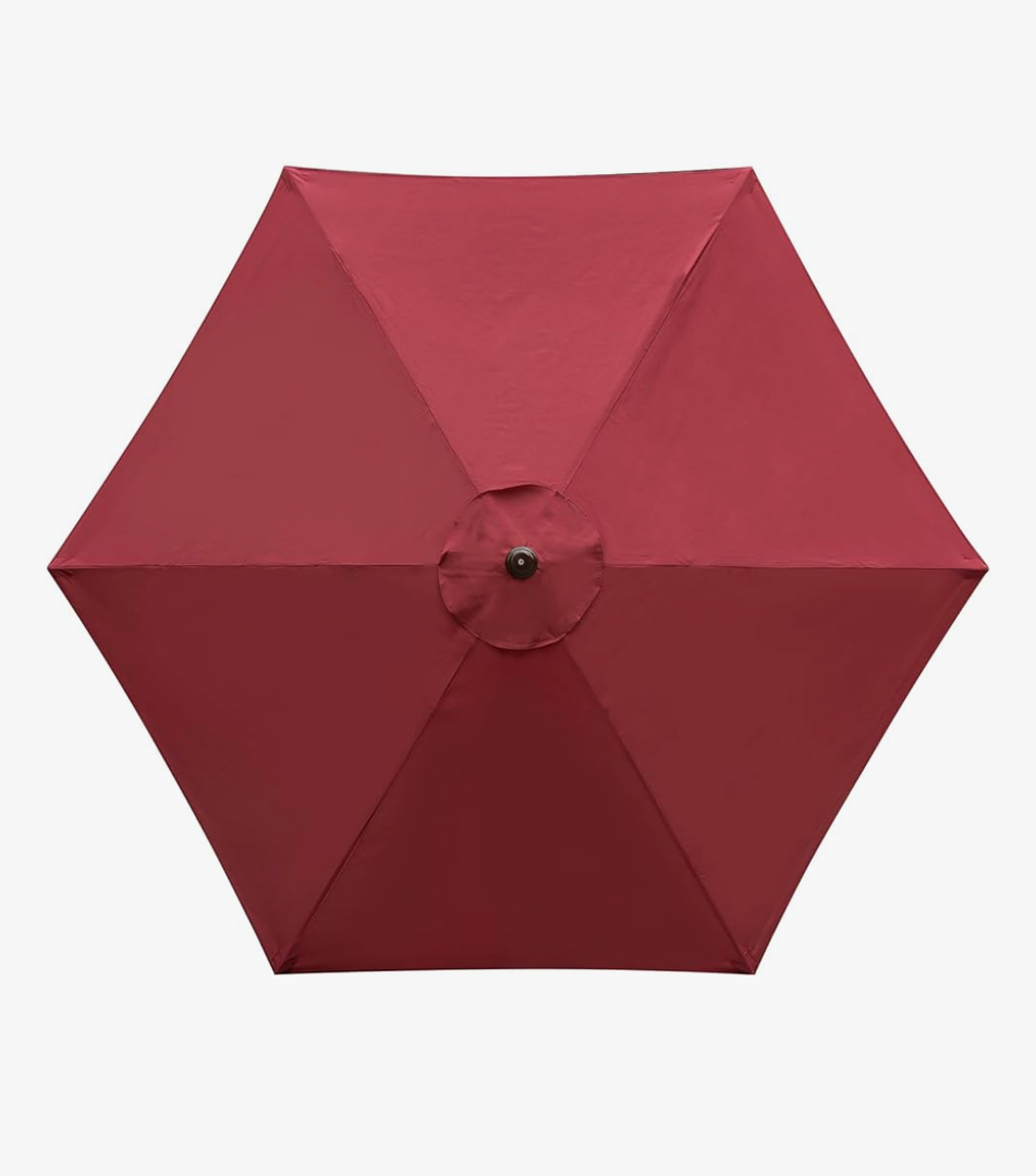 9 Feet Patio Umbrella Replacement Canopy for 6 Ribs, Market Umbrella Top, Yard Table Umbrella Top Cover,Universal Strong and Thick Umbrella Canopy,Canopy Only