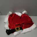 Girls Mrs Claus Costume Christmas Dress Outfit Red Velvet Dress 4-10 Years (8-9 Years)