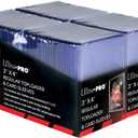 Ultra PRO 3" x 4" Clear Regular Top Loaders for Cards with Sleeves Bundle Standard Size 200ct Baseball/Trading Card Sleeve Toploader Card Protectors