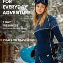 Merino.tech Merino Wool Base Layer Women Set - Heavyweight, Lite, Midweight Merino Thermal Underwear for Women Top, Bottom (Gray, L)