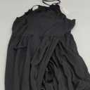 KILIG Women's Summer Maxi Dress 2025 Casual Sleeveless Split Floral Sundress Beach Vacation Flowy Long Dresses (Black, XL)