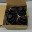 Fly Fans for Tables, Fly Fan Outdoor Indoor Keep Flies Away, Table Top Spinner with Holographic Blades, Flies Deterrent for Picnic, Restaurant, Party, Home, BBQ (4 Pack)