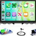 4G+64G Android 15 Car Radio Stereo Wireless Carplay Android auto for Mercedes Benz C-Class C180 C200 C230 C250 C300 C350 W204 S204 2006-2011, Rimoody 9 inch Touchscreen GPS WiFi BT FM Backup Camera